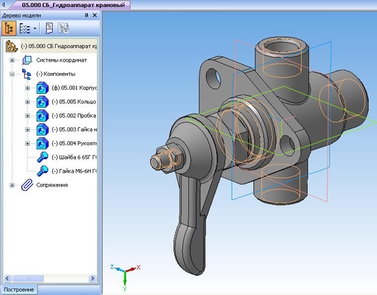 Гидроаппарат крановый в Autodesk Inventor - Чертежи, 3D …